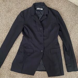 Jil Sander Woman’s 100% Wool Blazer 4 button size 38 Black